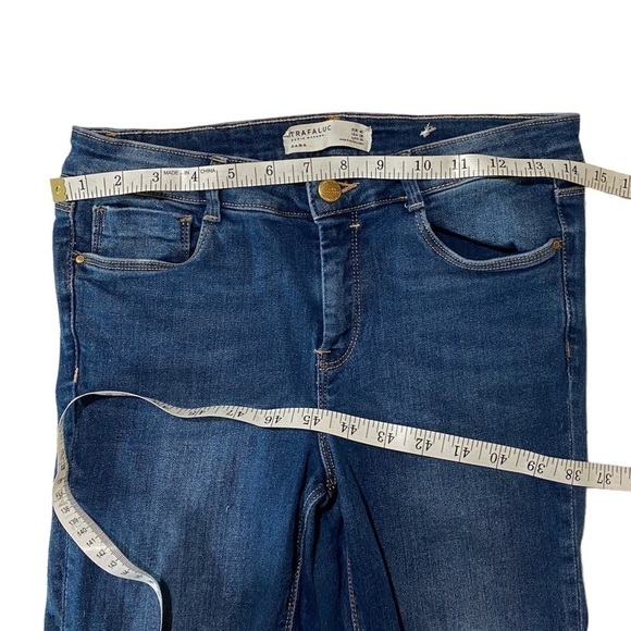 Trafaluc zara high rise skinny jeans jeggings like new woman’s size 8 - Picture 3 of 5